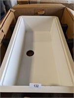 Karran White Undermount Sink - 32-1/2"