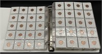 Binder with 650 Copper US Lincoln Cents 1959-66