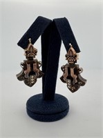10k Gold Victorian Earrings