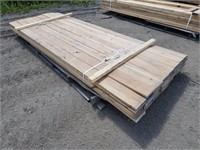 (48)Pcs 10' Cedar Lumber