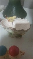 Porcelain planter with birds