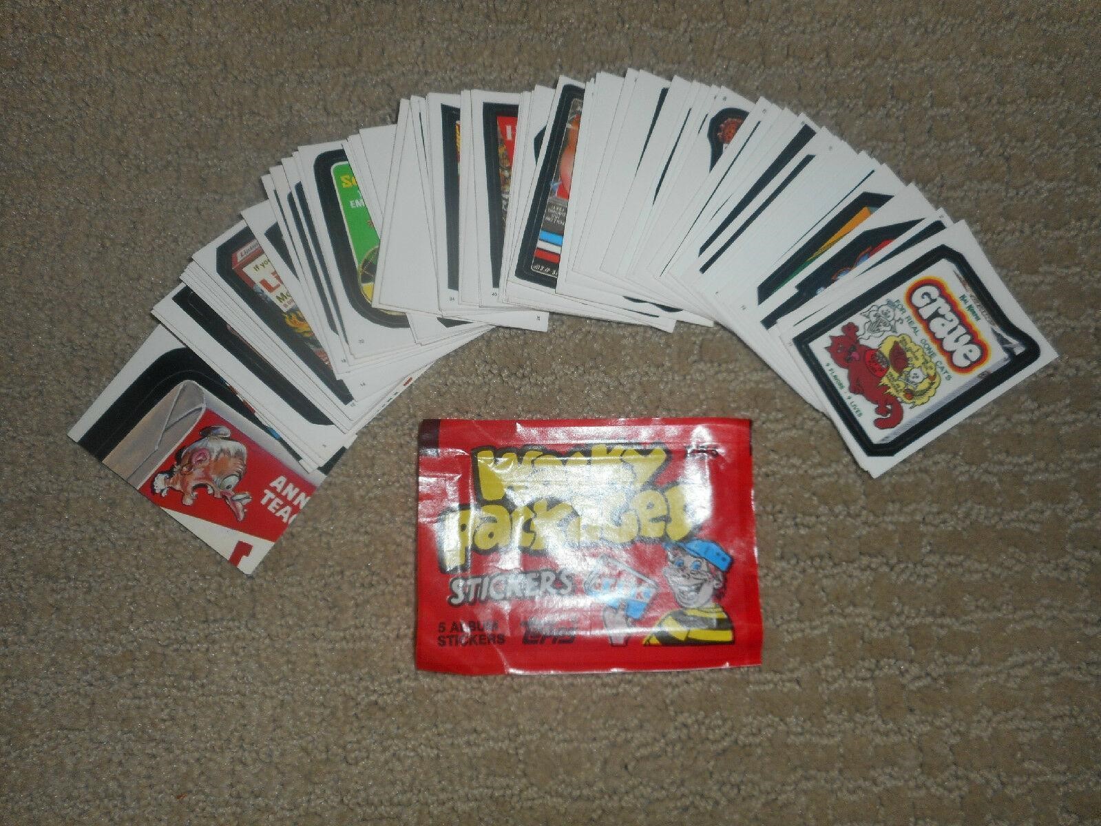 1986 Topps Wacky Packages Complete Sticker Trading