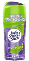 2x Lady Speed Stick Invisible Antiperspirant