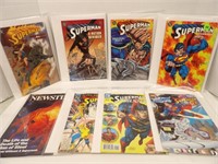 Superman Lot of 8 - TPBs, Magazine, Comics