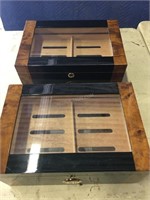 2 NEW Cigar Humidors