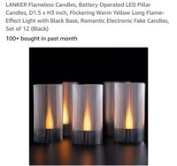 MSRP $16 Lanker Flameless Candles