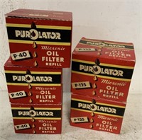 Purolator P-40 and P-125 Oil Filter refills
