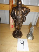Winston Churchill Bronze statue-9"