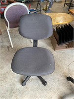 black office chair without arms