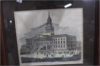 HAND COLORED CAPITOL BUILDING