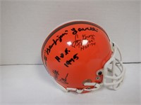 MULTI SIGNED CLEVELAND BROWNS MINI HELMET