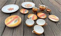 Japanese Tea Service & Fruit Plates