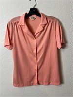 Vintage Sears Femme Button Up Top Shirt