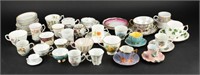 Lot Of 26 Vintage Decorative Cups And Saucers