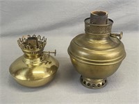 Double Wick & Round Burner Oil Lamp Fonts