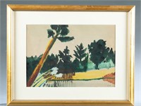 Charles Hutson, "Leaning Pine," c. 1925.