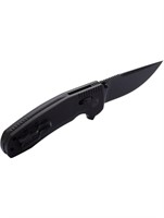 Sog Tac Xr Blackout Plain Folding Knife