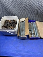 Quantity of 3/4" inch flat washers,