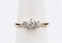 14K Gold and Diamond Engagement Ring