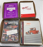 Classic car parts catalogues 1920s-1980s