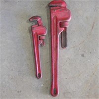 CRAFTSMAN 10" & 18" ADJUSTABLE PIPE WRENCHES>>>>>>