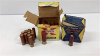 Vintage Paper shell Shotgun lot 10 Ga, 20 Ga & 12