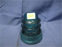 heminggray blue glass insulator .