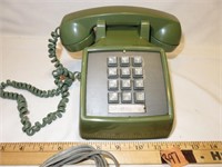 Vtg Western Electric Bell System Avocado Green Des