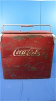 Vintage Coca Cola Portable Cooler 14x18x20