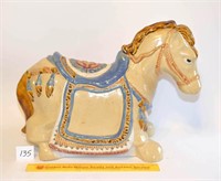 Large Decorative Ceramic Horse