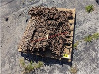 Pallet of Cast Iron Architectural Salvage