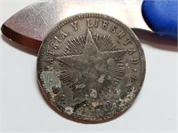 OF) 1920 Cuba silver 20 centavos