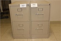 2- Sears 2 drawer file cabinets