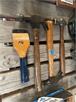 (3) Hammers, Craftsman Scraper