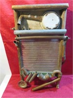 WTH! Vintage Glass Washboard Musical Instrument?