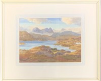 BEAUTFUL STIRLING GILLESPIE SIGNED WATERCOLOR
