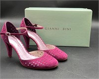 Gianni Bini Purple Suede High Heels Size 8M