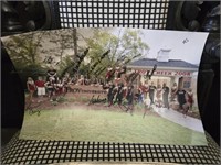 Autographed troy university photograph