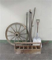 Wagon Wheel + Long Handled Tools