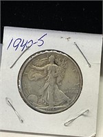 1940 s Walking liberty half dollar