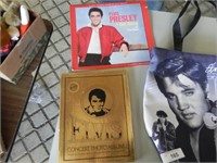 2 Elvis Presley Books & Shoulder Bag