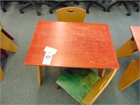 child desk with 2 chairs