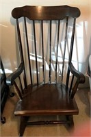 810 - WOOD ROCKING CHAIR