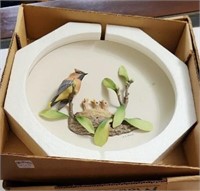 Moussalli 11" plate, porcelain bisque 1977