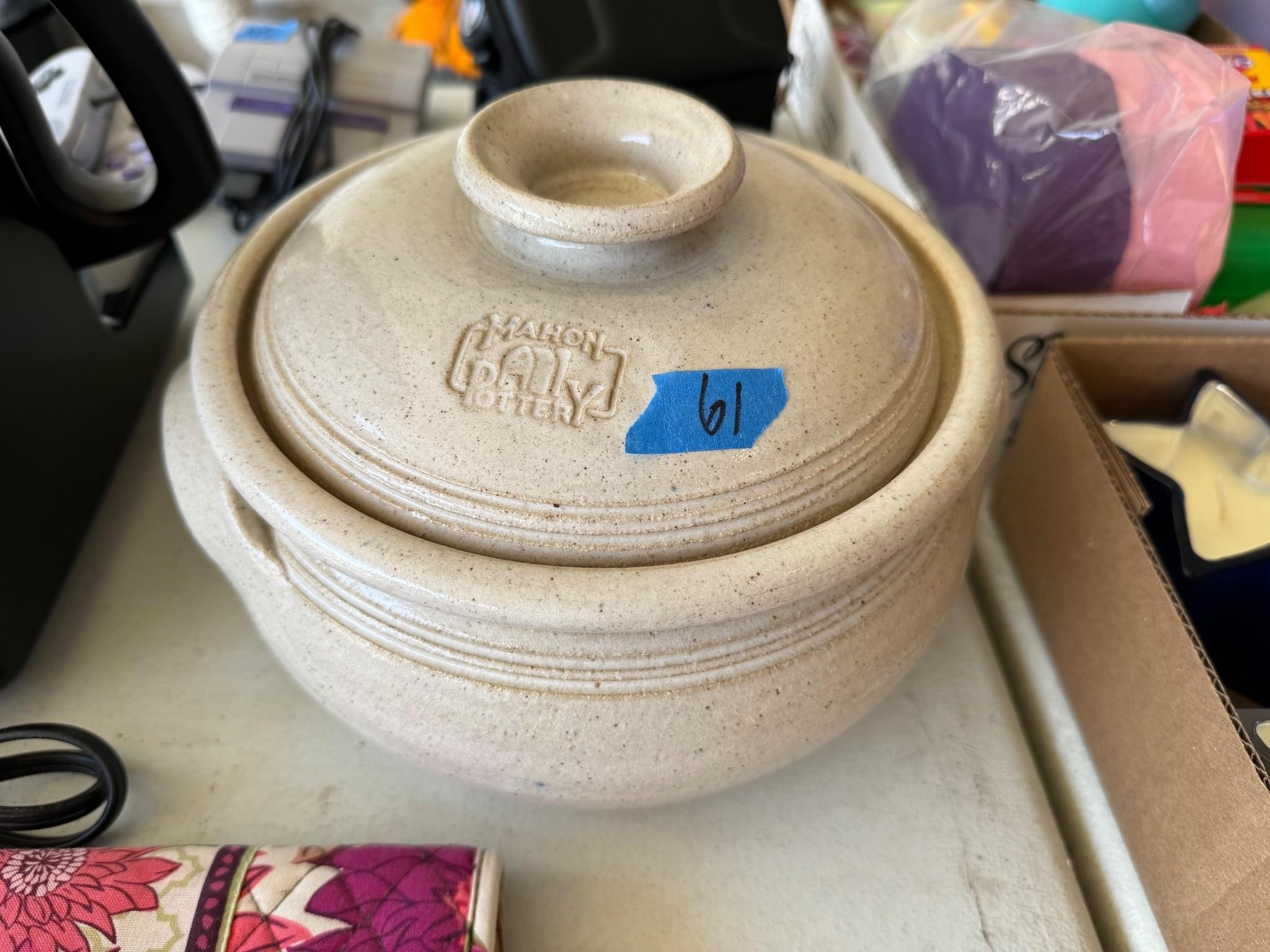 Mahon Pottery Covered Dish