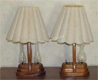 (L) Pair of Vintage Lamps - 29" tall