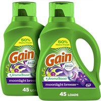 Pack of 2 Gain + Aroma Boost Laundry Detergent