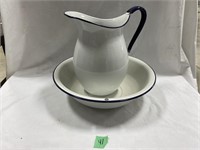 Granite pitcher/ bowl