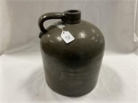 Brown stoneware jug