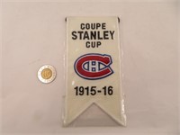 Bannière Coupe Stanley 1915-16 Centenaire,